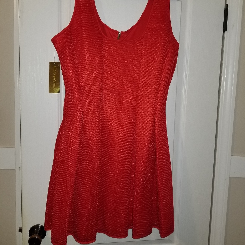 Red dress nicki Minaj  size xl